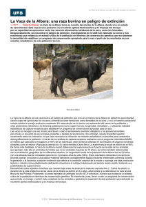 La Vaca de la Albera: una raza bovina en peligro de extinción