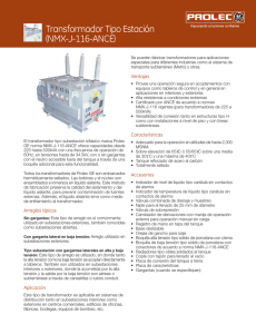 Transformador Tipo Estación (NMX-J-116-ANCE)