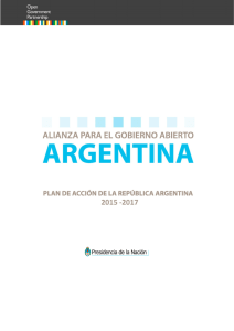 Argentina, Plan de Accion, 2015-17