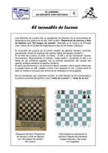 El incunable de Lucena - club de ajedrez sainz de varanda