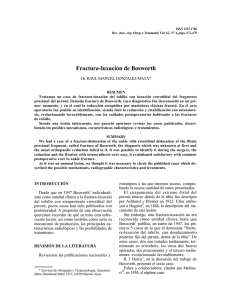 Fractura-luxación de Bosworth - Asociación Argentina de Ortopedia