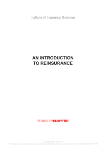 AN INTRODUCTION TO REINSURANCE