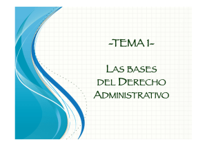 ppt Tema 1- Bases del Derecho Administrativo.pptx