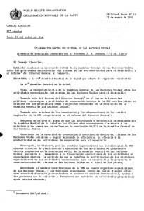 欲 ORGANISATION MONDIALE DE LA SANTE EB87/Conf.Paper N
