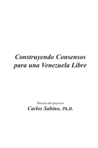Construyendo Consensos para una Venezuela