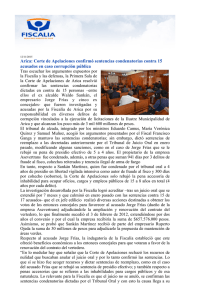 Arica: Corte de Apelaciones confirmó sentencias condenatorias