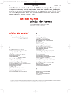 Aníbal Núñez cristal de lorena