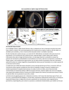 Juno auscultaría en Júpiter origen del Sistema Solar