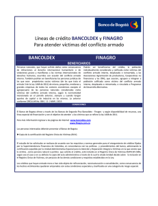 Líneas de Crédito Bancoldex y Finagro