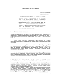 Cláusula Penal” (En co-autoría con el Dr. Mario Castillo Freyre