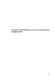 ANEXO 10: ESTUDIO DE LAS TECNOLOGIAS DE COMBUSTIÓN