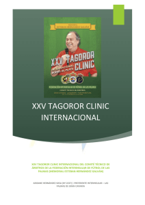 xxv tagoror clinic internacional