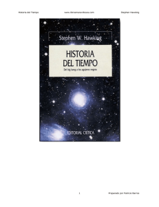 Historia del Tiempo – Stephen Hawking