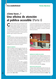 Una oficina de atención al público accesible (Parte I)