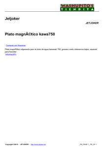 Jetjoker Plato magnÃ©tico kawa750