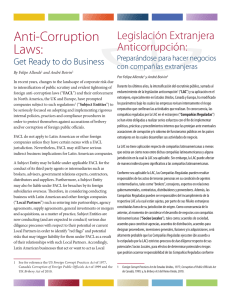 Anti-Corruption Laws