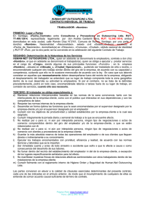 HUMAN-NET OUTSOURCING LTDA. CONTRATO INDIVIDUAL DE