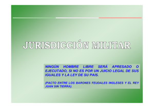 jurisdicción militar