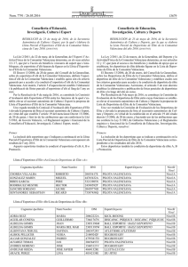 Parcial - Diari Oficial de la Comunitat Valenciana