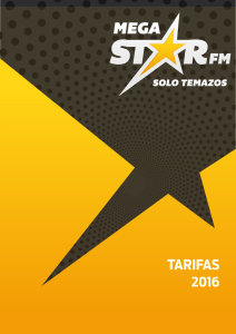 TARIFAS MEGASTAR FM 2016 AGOSTO copia