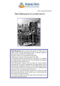 Henri Becquerel en su laboratorio