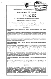 Decreto 3028 de 27 de diciembre de 2013