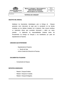 manual de entrega de cheques