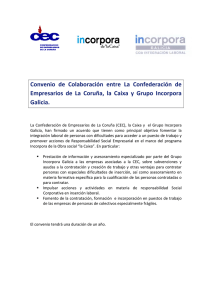 Incorpora - Confederación de Empresarios de La Coruña