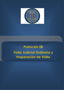 Protocolo 08 Visita Judicial Ordinaria y Preparación de Visita