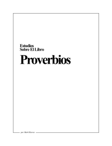 Estudios Sobre El Libro Proverbios