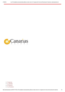 Canarias Actual - Cámara de Comercio de Lanzarote
