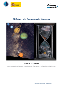 El Origen y la Evolución del Universo