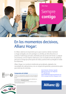 Allianz Hogar siempre contigo