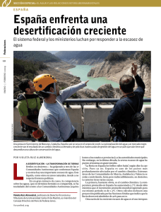 España enfrenta una desertificación creciente