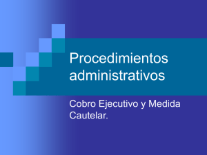 Procedimientos administrativos
