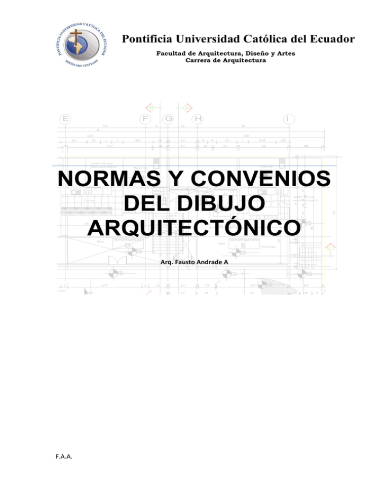 Normas Y Convenios Del Dibujo Arquitectonico