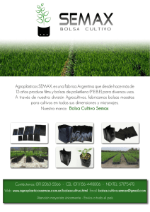 Nuestra marca: Bolsa Cultivo Semax