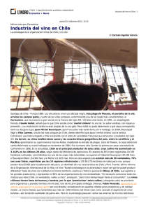 Industria del vino en Chile