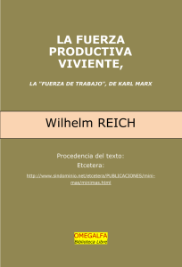 La fuerza productiva viviente