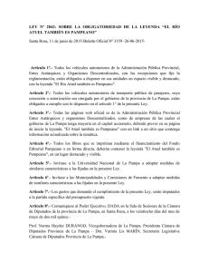 LEY Nº 2842 - Gobierno de la Provincia de La Pampa