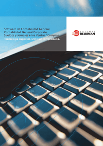 Software de Contabilidad General, Contabilidad General