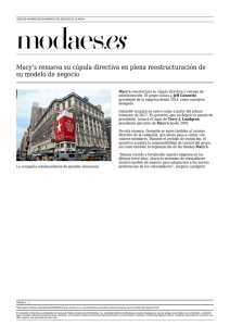 Macy`s renueva su cúpula directiva en plena reestructuración de su