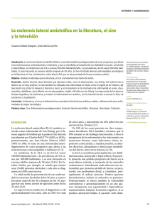 La esclerosis lateral amiotrófica en la literatura, el cine y la televisión