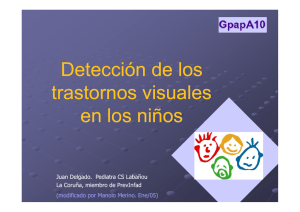 Detección de los trastornos visuales en los niños