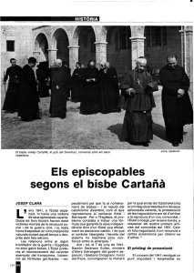 Els episcopables segons el bisbe Cartañá