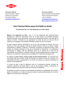 news release template - EuCheMS Chemistry Congress, Seville 2016