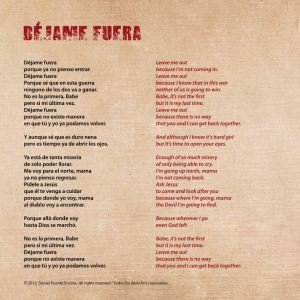 dEjamE fuEra - Daniel Puente Encina