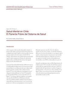 Salud Mental en Chile: El Pariente Pobre del Sistema de Salud