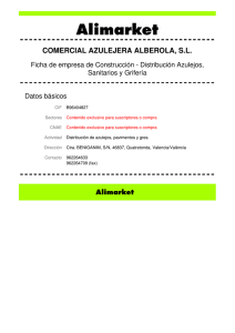 COMERCIAL AZULEJERA ALBEROLA, SL - Empresas