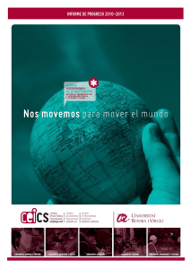 Informe de progreso del CEICS 2010-2013
